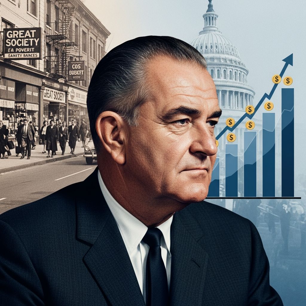 Exploring LBJ's transformative Great Society programs and their lasting economic impact.