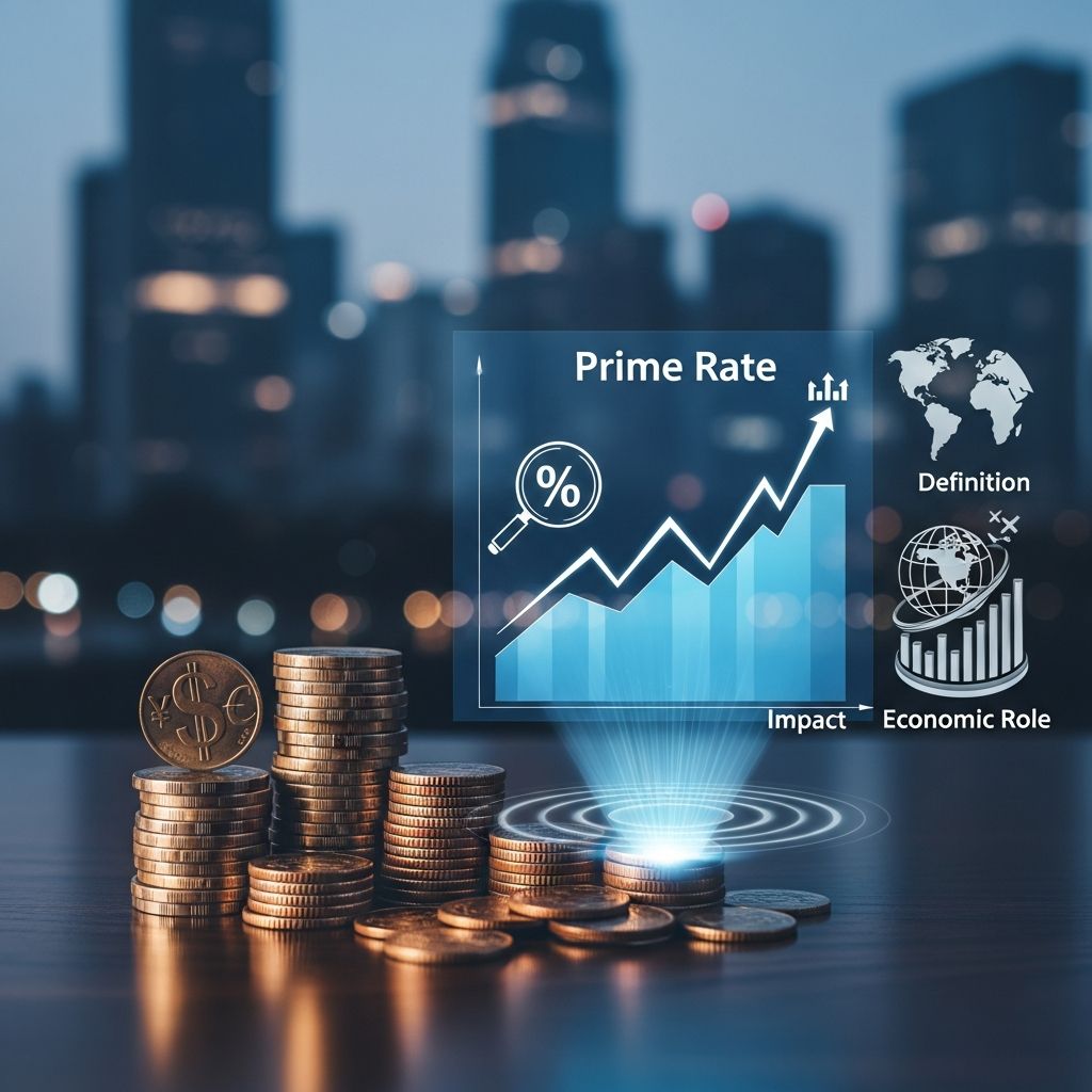 Understanding the prime rate and its influence on loans, credit cards, and the broader economy.