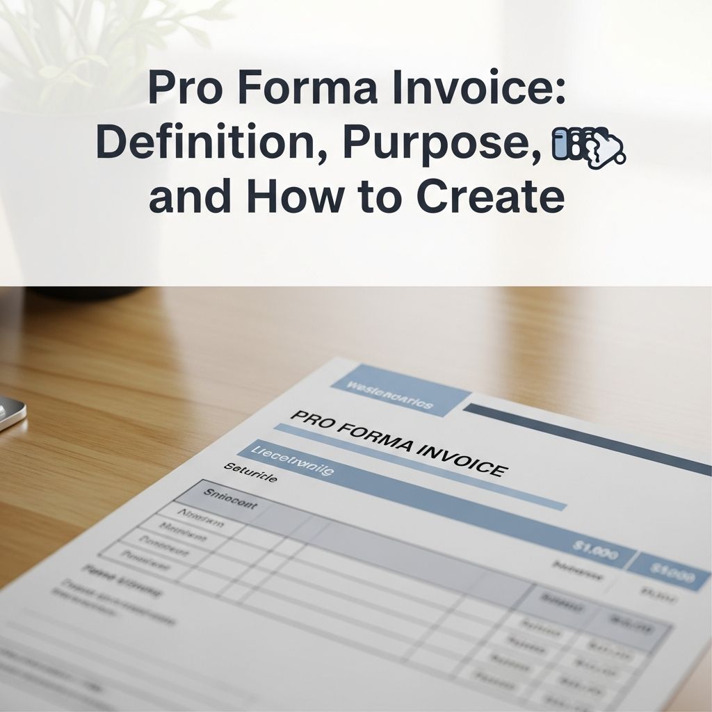 Complete guide to pro forma invoices: understand their purpose, uses, and how to create them effectively.