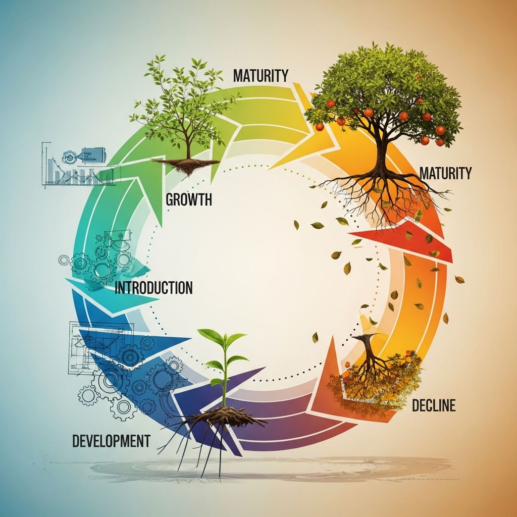 Understanding the four stages of product life cycle and strategic business implications.