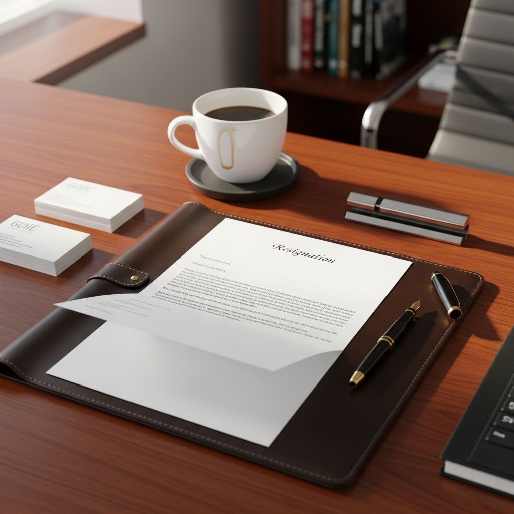 Master the art of resigning professionally with our comprehensive guide and resignation letter examples.