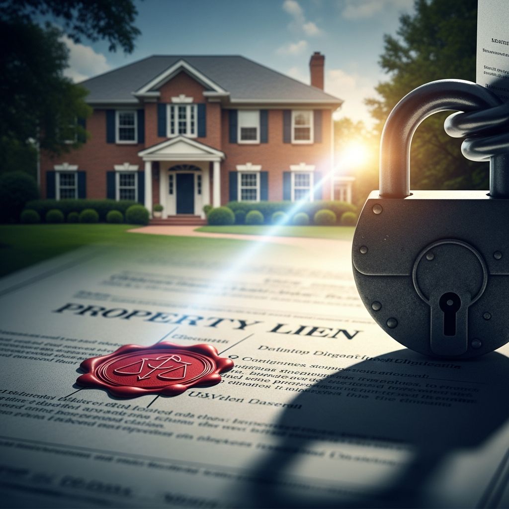 Understand property liens: how they work, their types, and impact on real estate transactions and ownership rights.