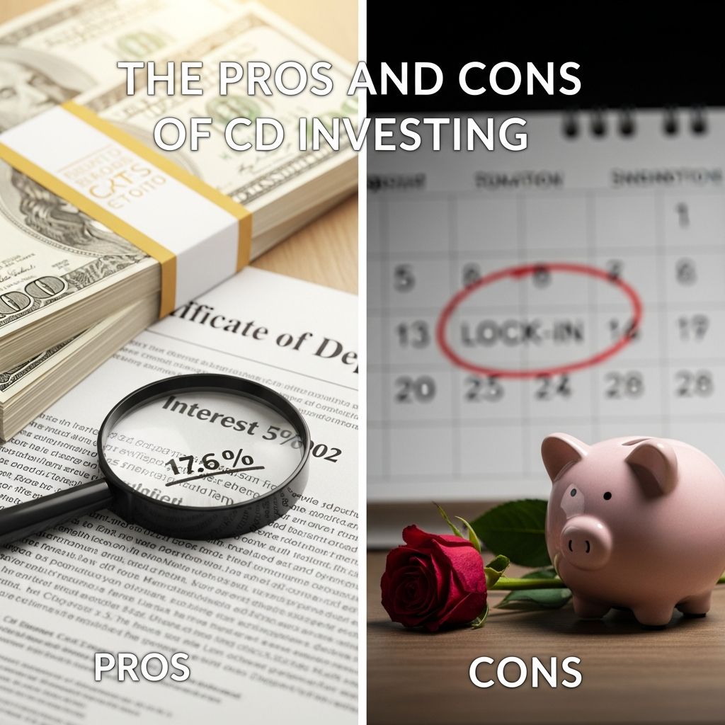 Discover the advantages and disadvantages of certificate of deposit investing for your financial goals.