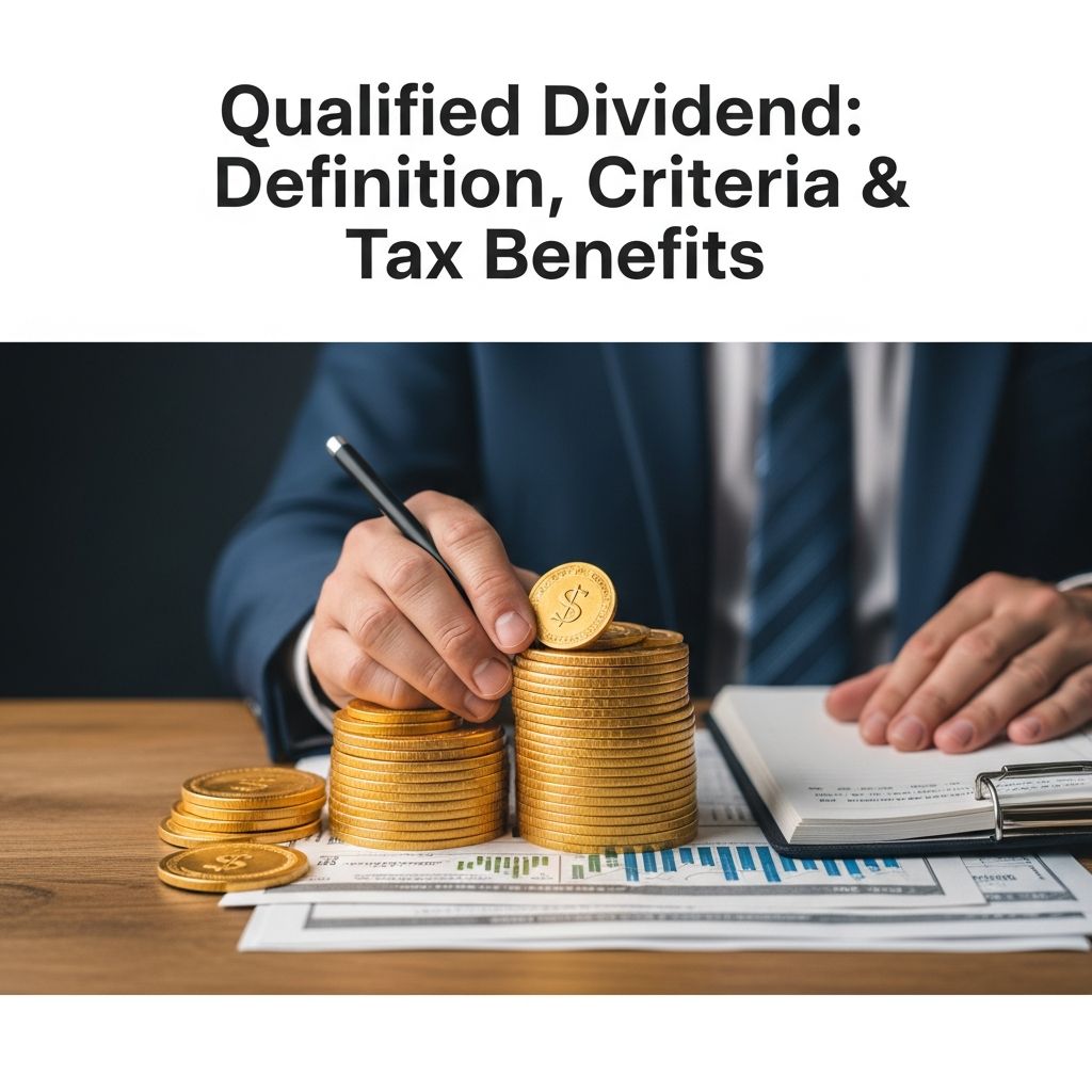 Understanding qualified dividends: Lower tax rates, eligibility criteria, and how they benefit investors.