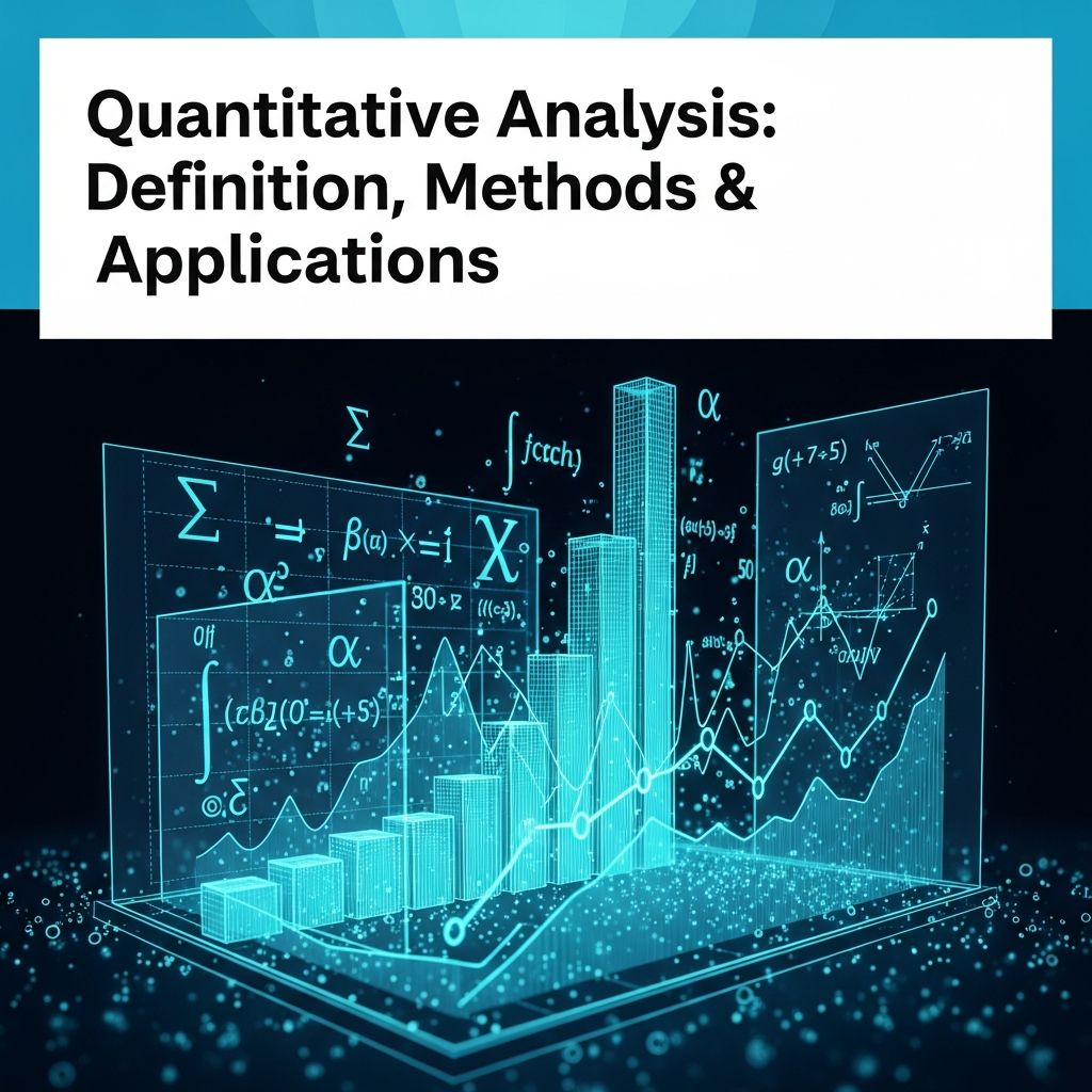 Master quantitative analysis: Essential mathematical techniques for data-driven financial decisions.