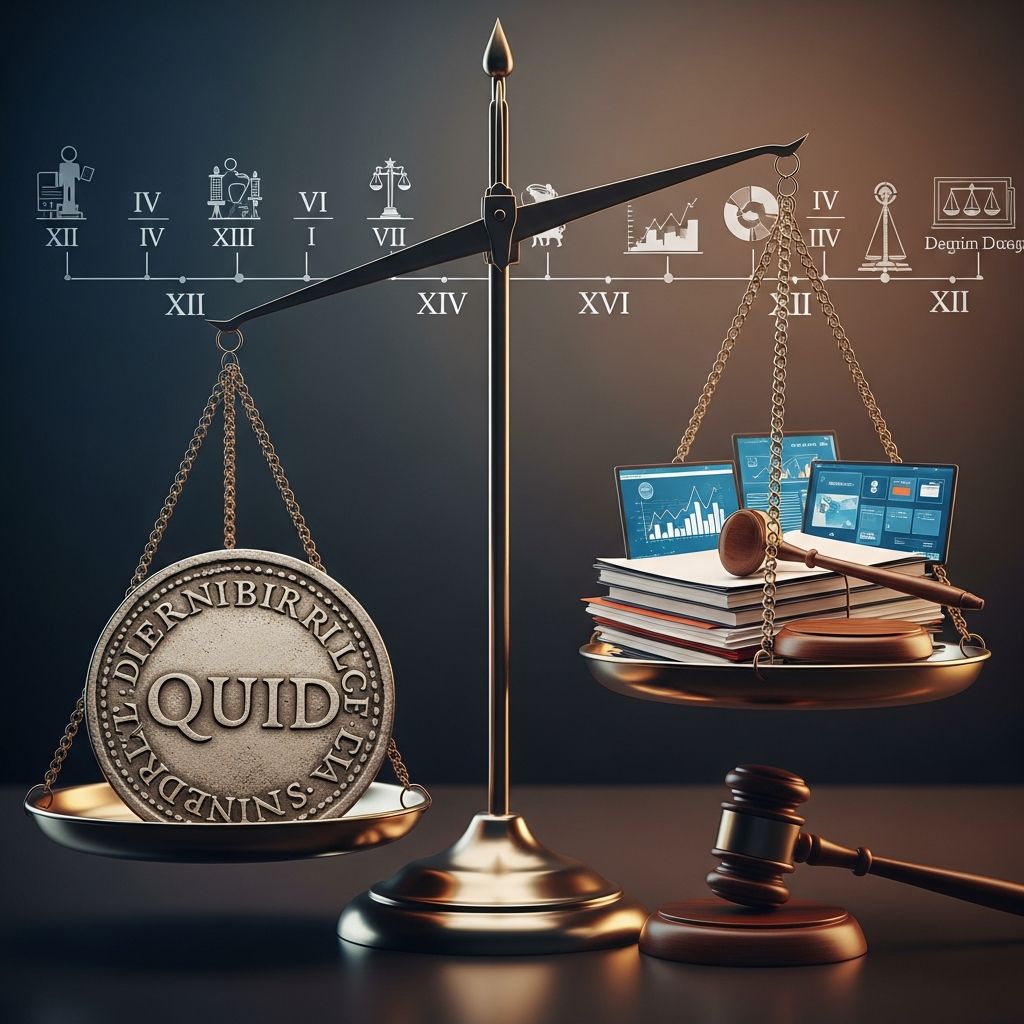 Understanding quid as currency slang and its broader economic implications.