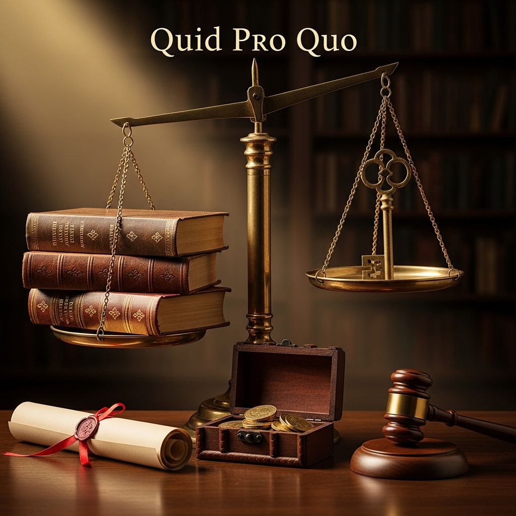 Understanding quid pro quo exchanges: definitions, business applications, legal implications, and practical examples.