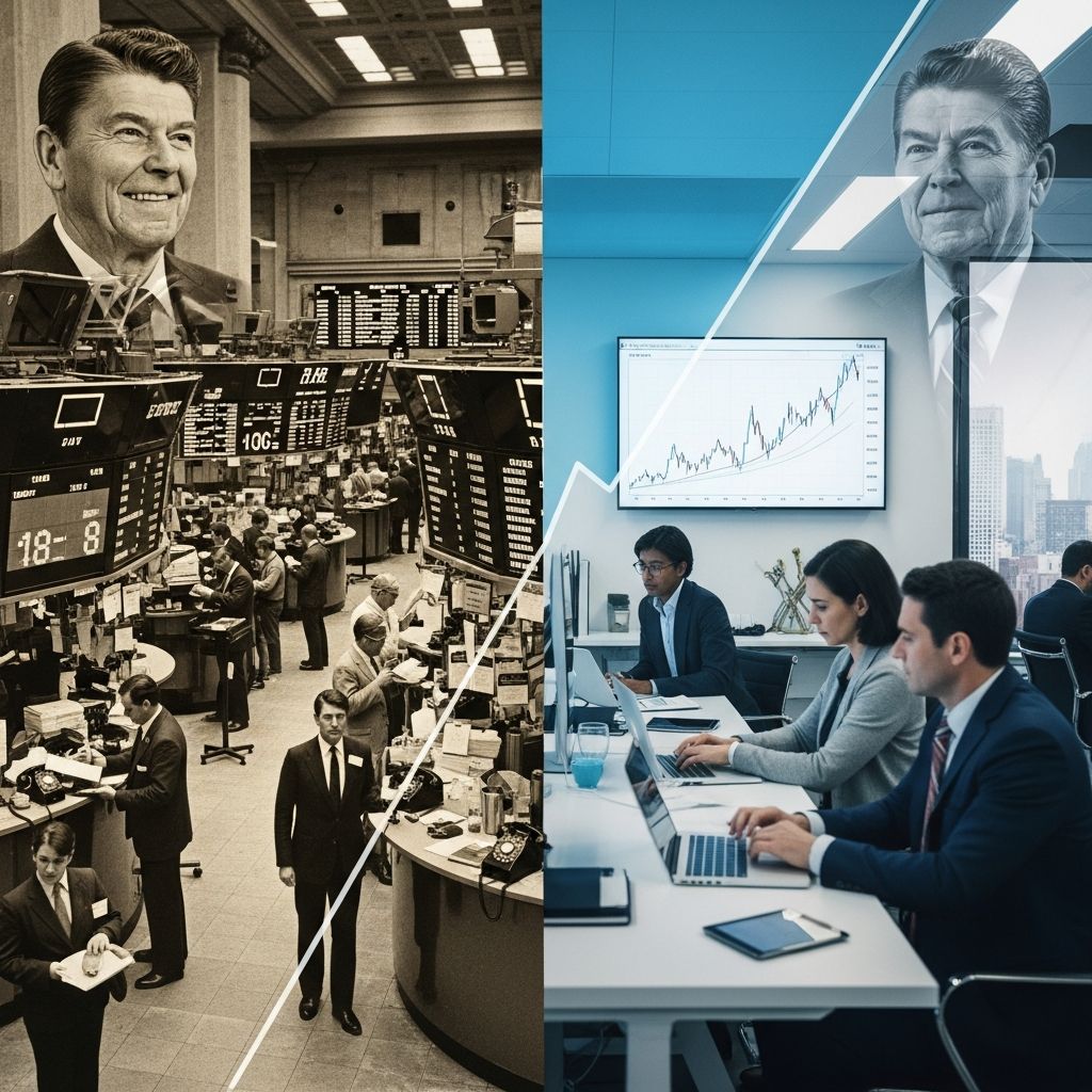 Exploring Reagan's economic policies: successes, failures, and relevance in modern times.