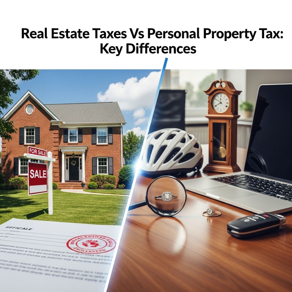 Understand the critical differences between real estate and personal property taxes to optimize your tax strategy.