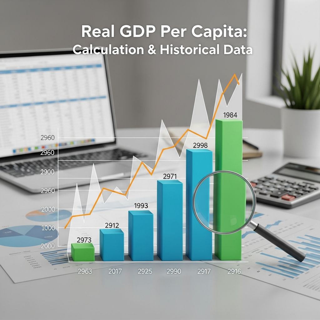 Understanding real GDP per capita: formulas, calculations, and 75+ years of US economic data.