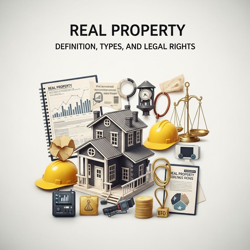 Comprehensive guide to real property: Understanding land ownership, types, and legal implications.