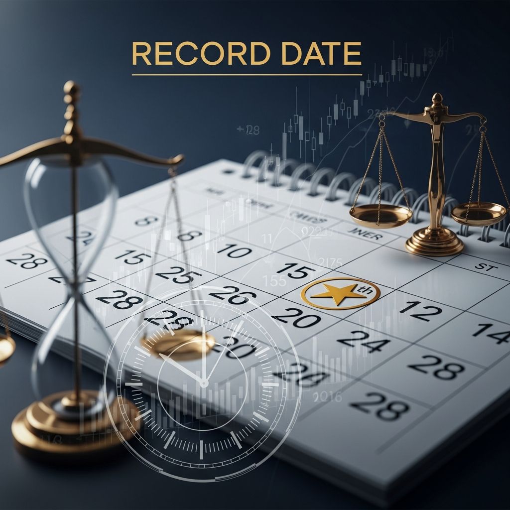 Understanding record dates: Your guide to dividend eligibility and shareholder entitlements.