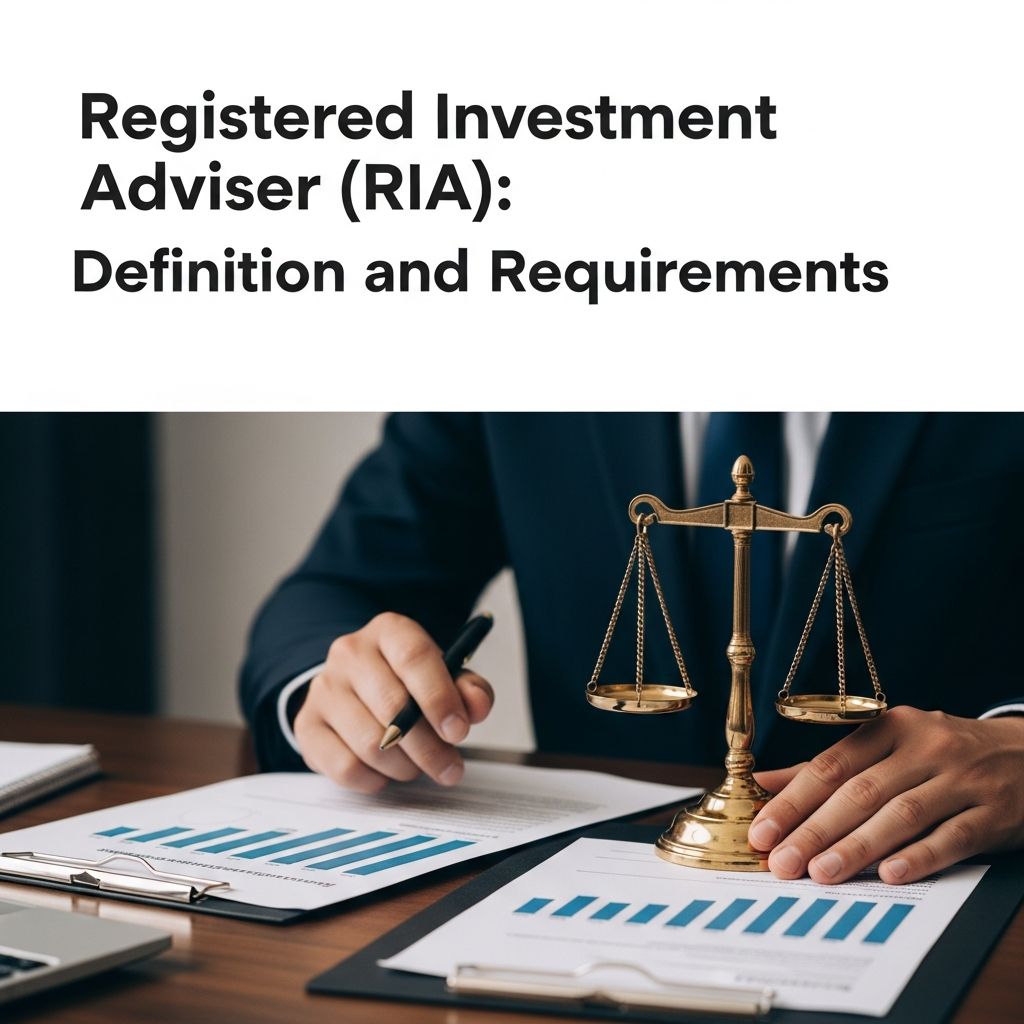 Understanding RIAs: Fiduciary advisers who manage investments and provide financial guidance.
