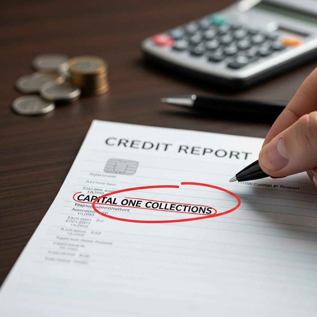 Proven strategies to eliminate Capital One collections and restore your credit score.