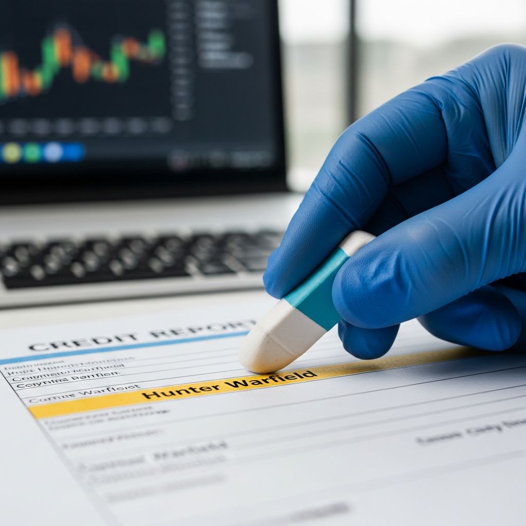 Complete guide to removing Hunter Warfield collections from your credit report and protecting your financial future.