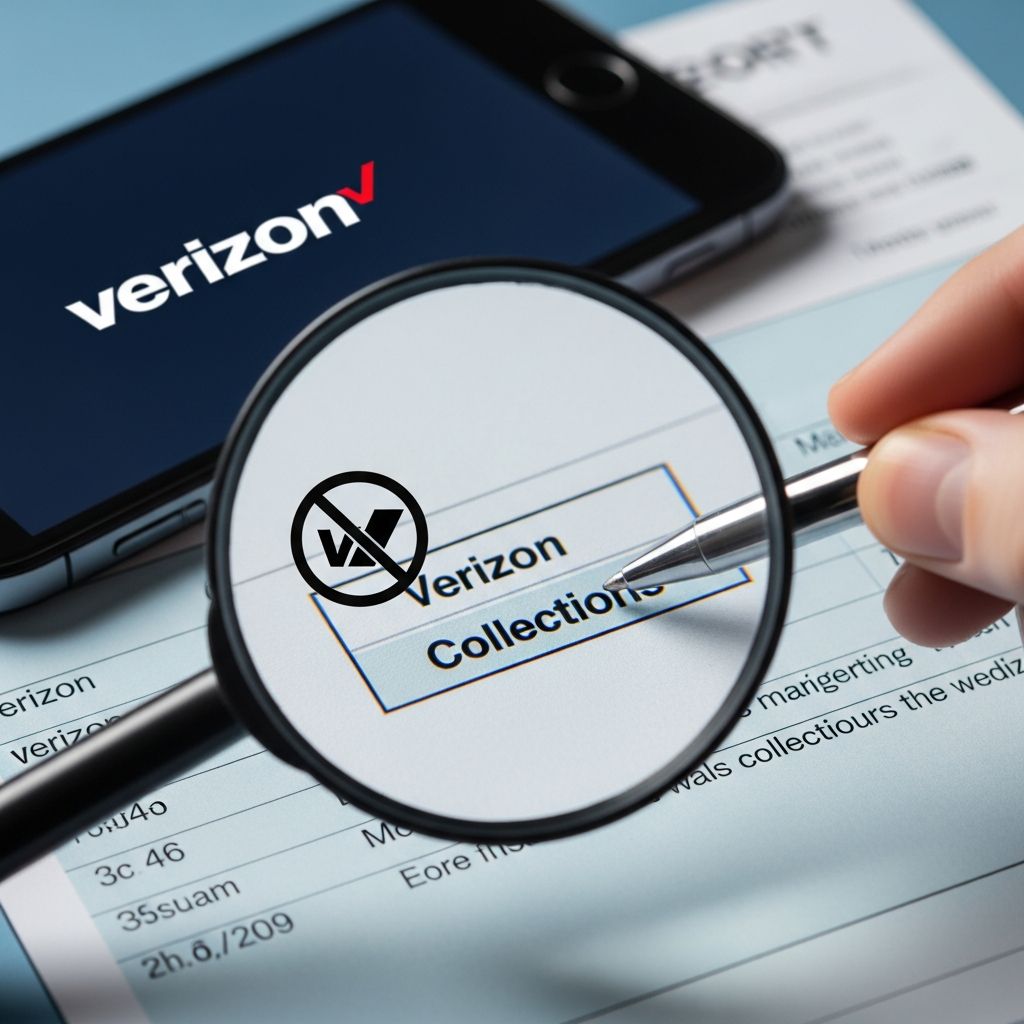 Complete guide to disputing and removing Verizon collection accounts from your credit report legally.
