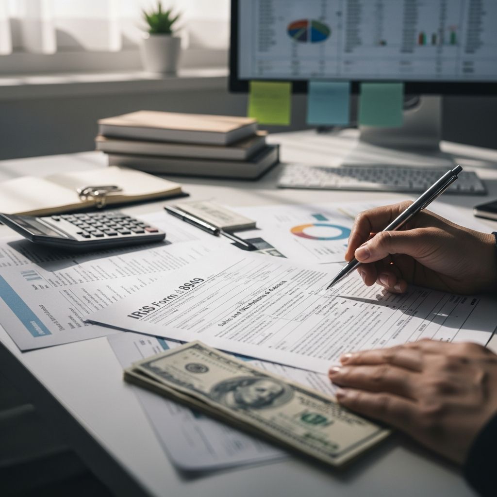 Complete guide to filing IRS Form 8949 for capital gains and losses on investments.