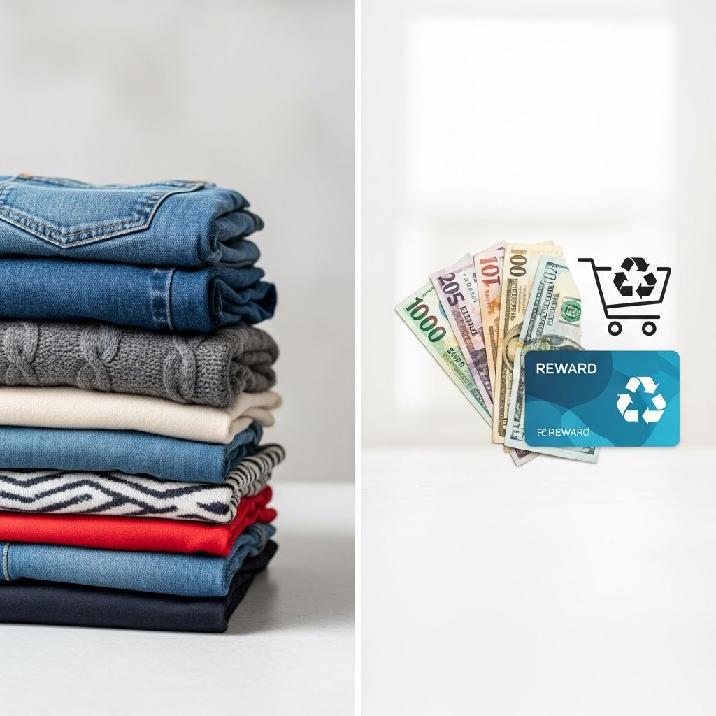 Turn your old clothes into cash and rewards with these 14 major retailers offering clothing recycling programs.