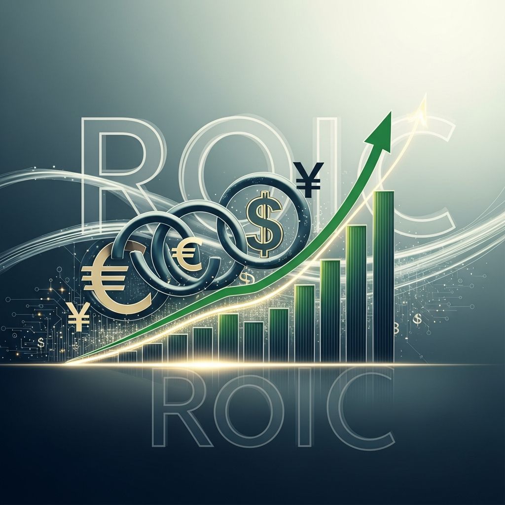 Measure how efficiently companies convert capital into profits using ROIC metrics.