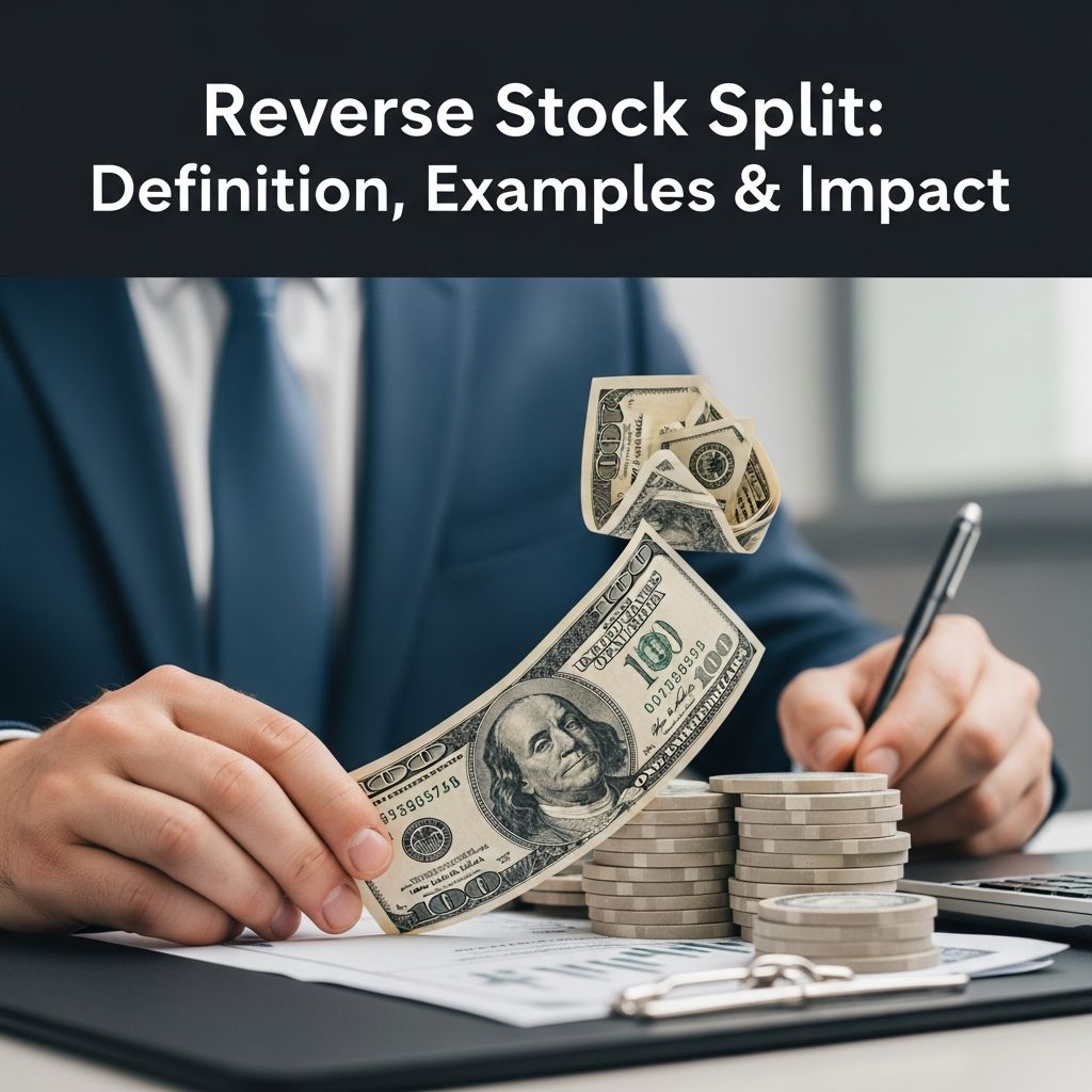 Understanding reverse stock splits: How companies reduce shares and maintain market value.