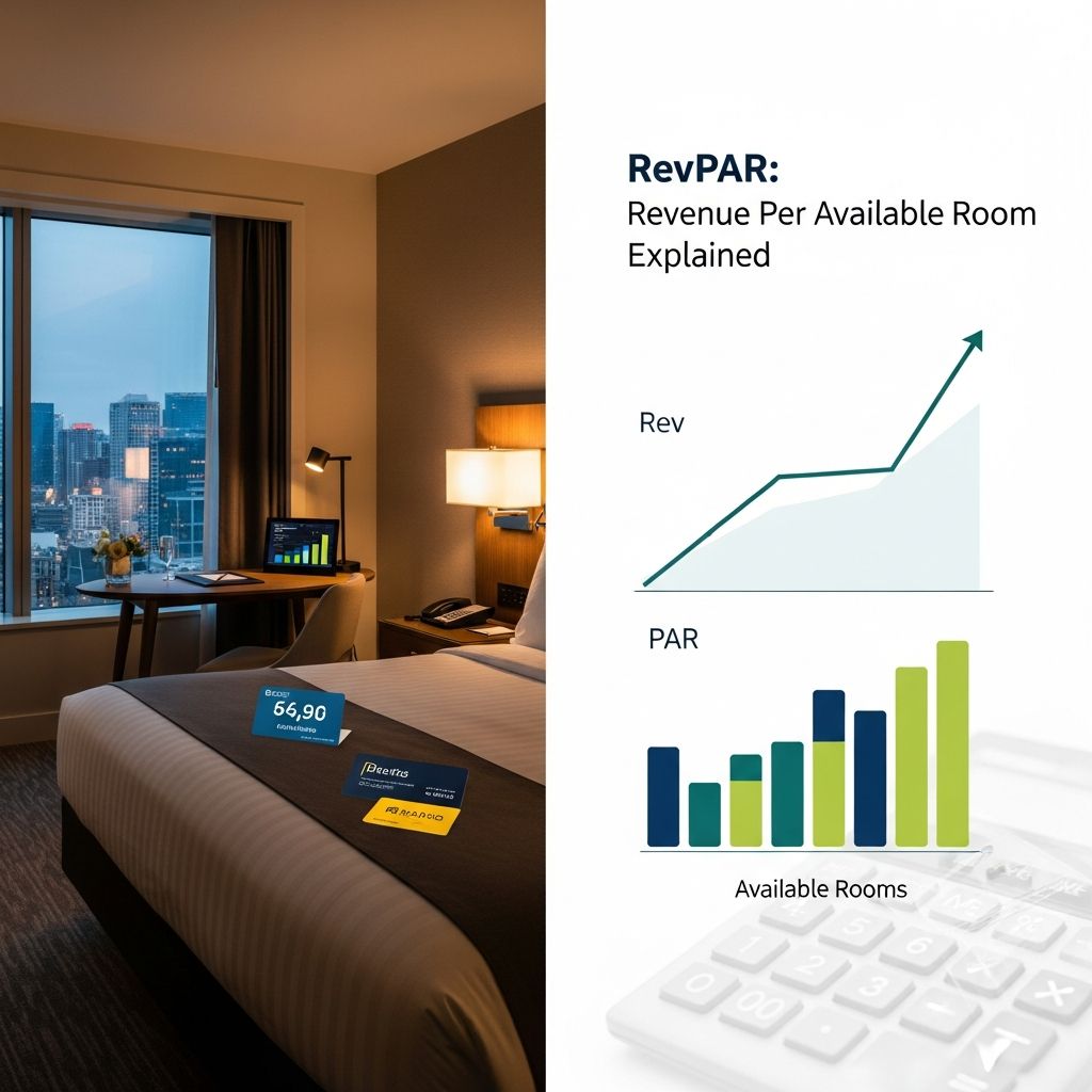 Master RevPAR calculations and optimize your hotel's revenue performance strategy.