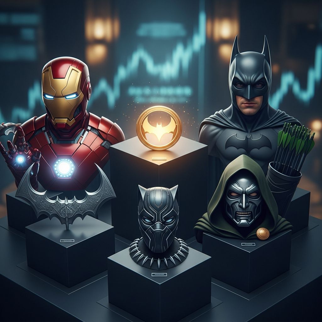 Discover which caped crusaders command the largest fortunes and how they earned their billions.