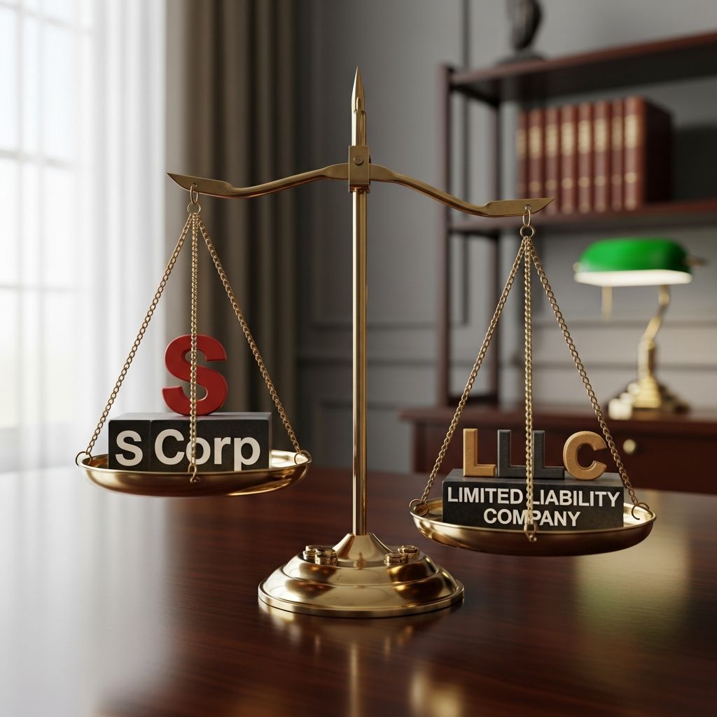 Compare S Corps and LLCs to determine the best business structure for your needs.