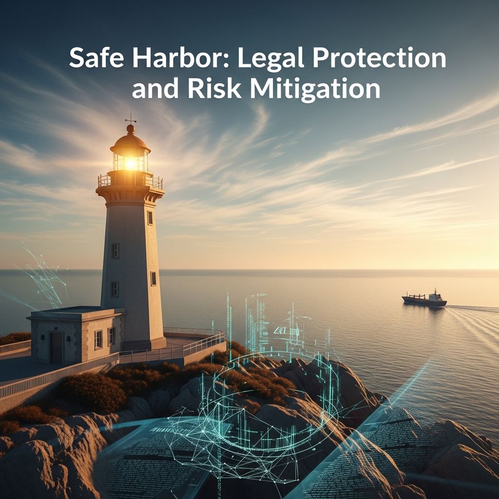 Understanding safe harbor provisions and their role in reducing legal uncertainty and liability.