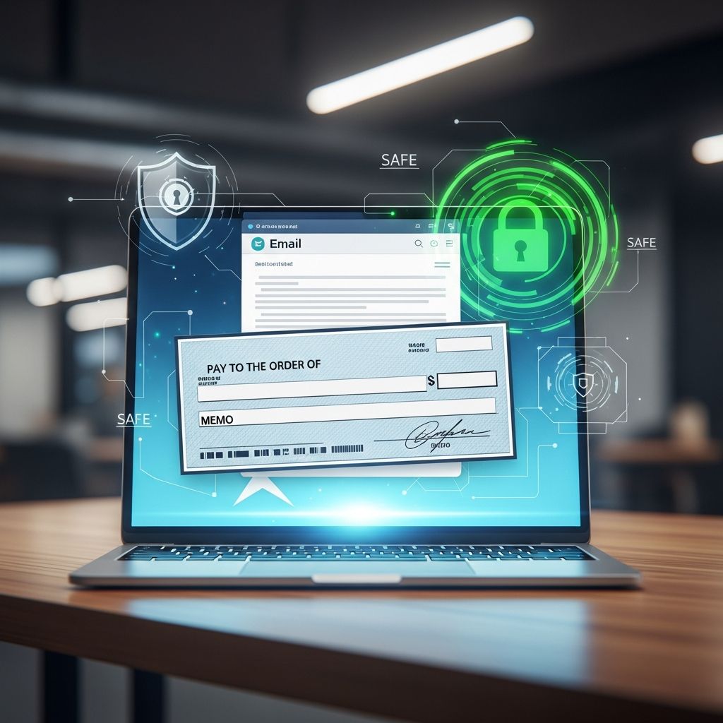 Learn secure methods to email checks and protect your financial transactions from fraud.