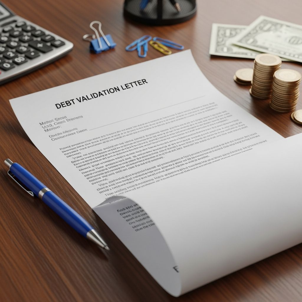 Protect your rights with a comprehensive debt validation letter template and guide.