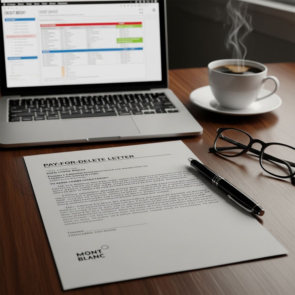 Learn how to write an effective pay-for-delete letter to negotiate debt removal from your credit report.