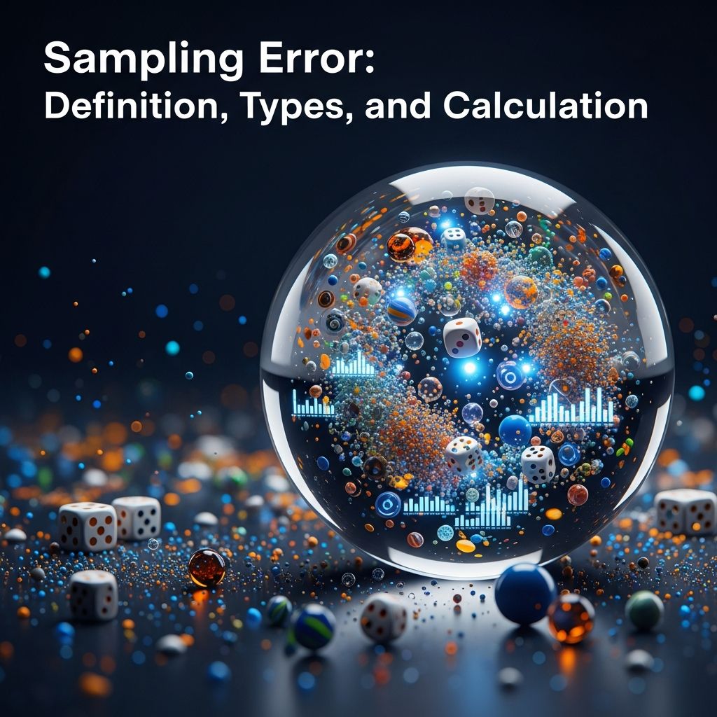 Understand sampling errors in statistics: causes, types, calculation methods, and strategies to minimize statistical deviation.