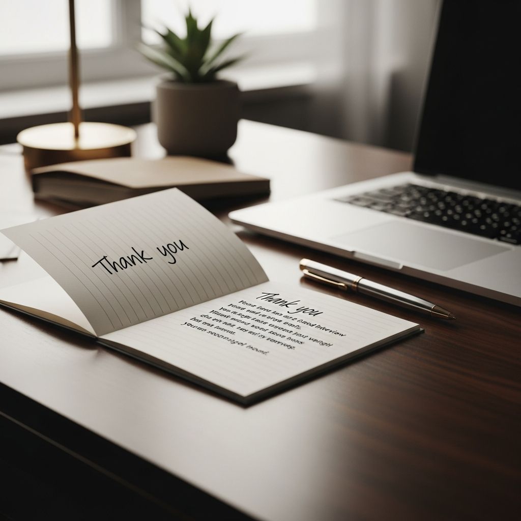 Master the art of writing a compelling second interview thank you note to strengthen your candidacy.