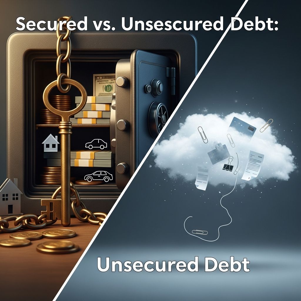 Understand the critical differences between secured and unsecured debt and their impact on your finances.
