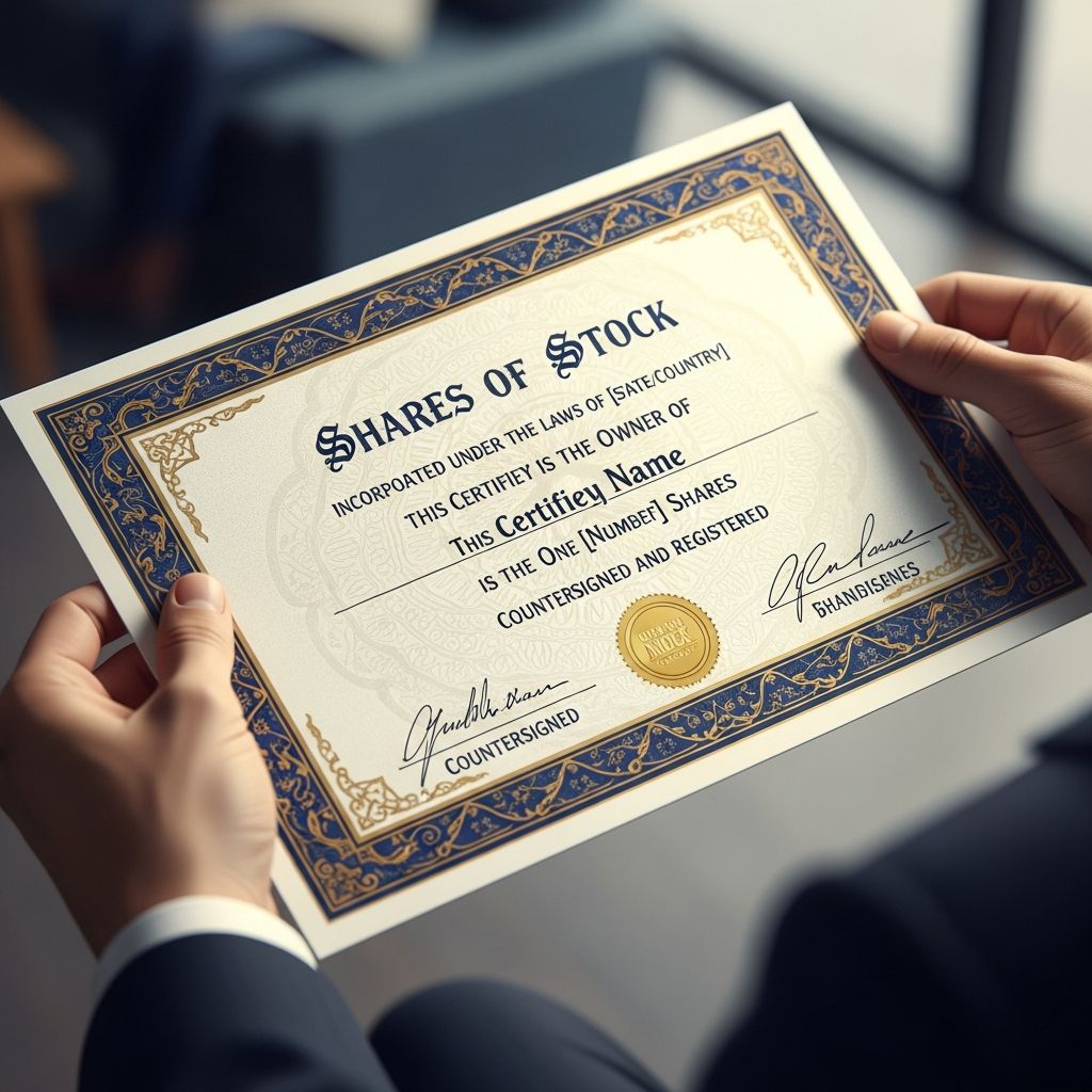 Complete guide to share certificates: Understanding ownership proof and investment documentation.