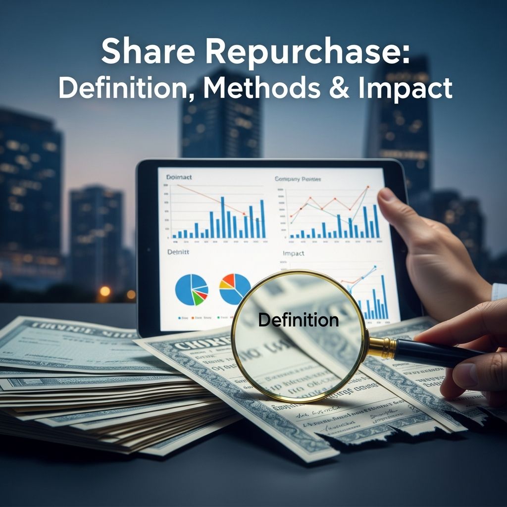 Learn how share repurchases work, why companies buy back stock, and the impact on shareholders.