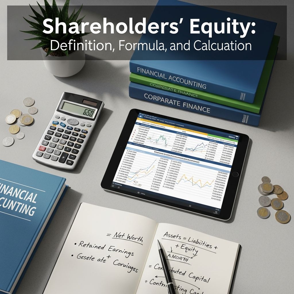 Master shareholders' equity: Learn how to calculate, interpret, and use it to assess financial health.