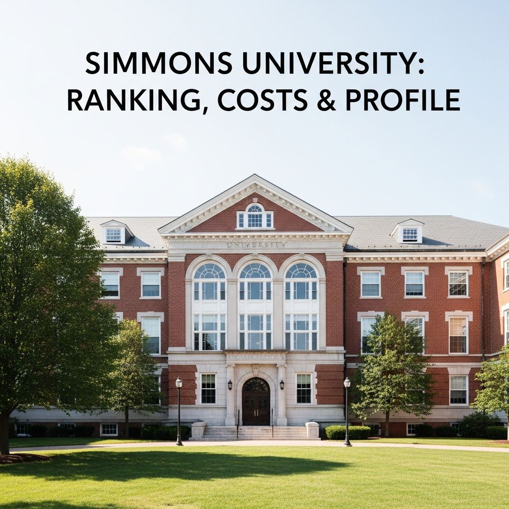 Explore Simmons University's rankings, admission rates, and financial aid options for prospective students.
