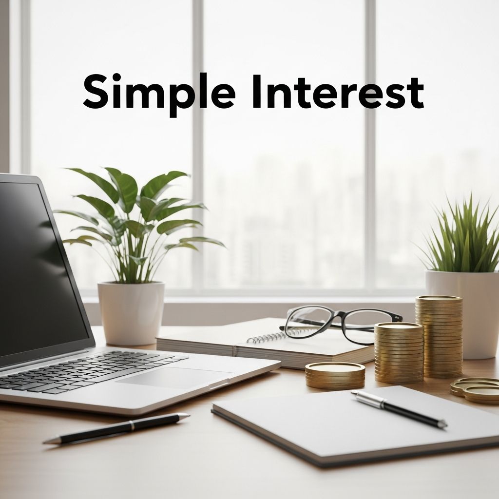Master simple interest calculations and understand how it differs from compound interest.