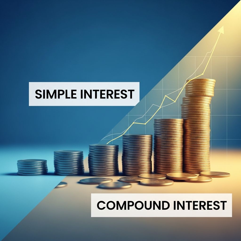 Master the difference between simple and compound interest and grow your wealth.