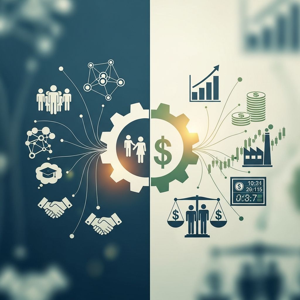 Explore how social behavior shapes economic decisions and market trends.