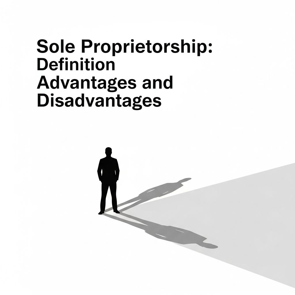 Complete guide to sole proprietorships: structure, benefits, risks, and tax implications for entrepreneurs.