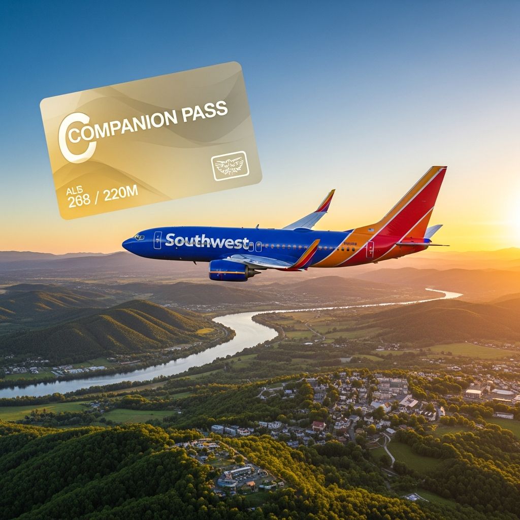 Earn the Southwest Companion Pass and fly with a companion free for up to two years.