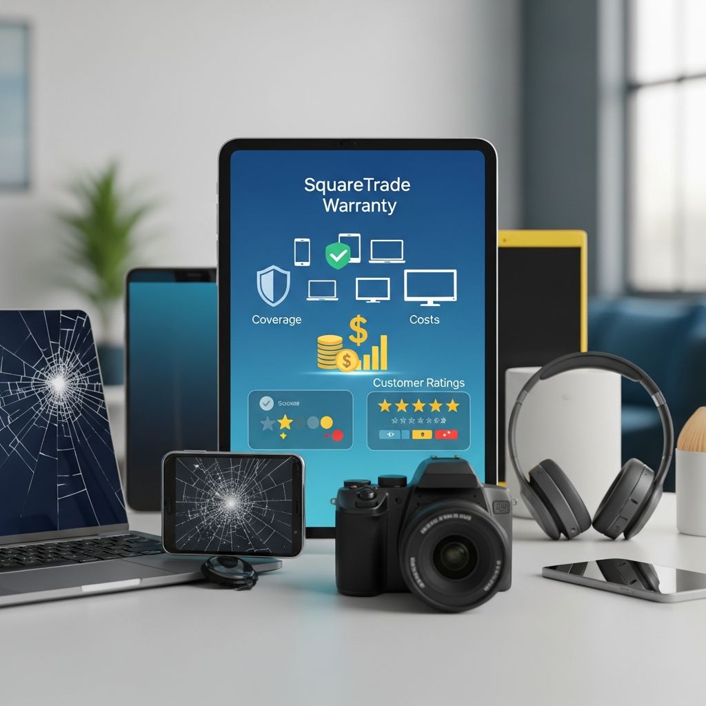 Complete guide to SquareTrade extended warranties for appliances and electronics with honest ratings.