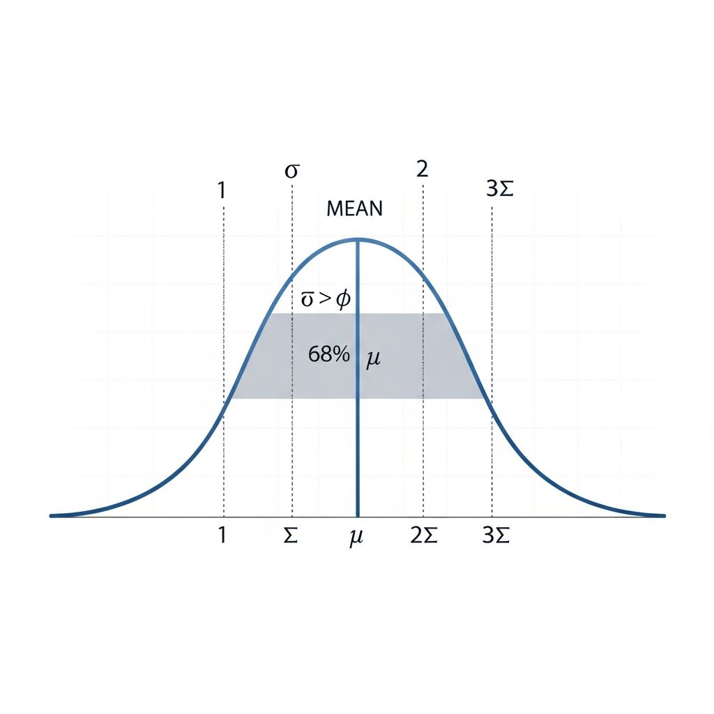 Understanding standard deviation: A comprehensive guide to measuring market volatility and investment risk.