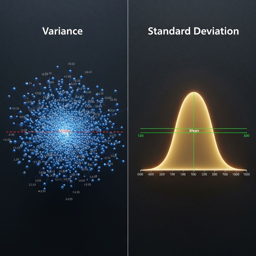 Understanding the crucial distinctions between standard deviation and variance in statistical analysis.