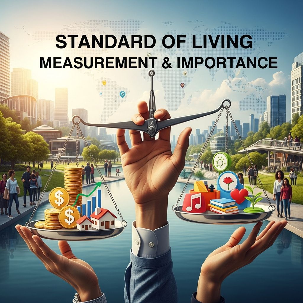 Understanding standard of living: How it's measured, what factors matter, and why it matters for your life.
