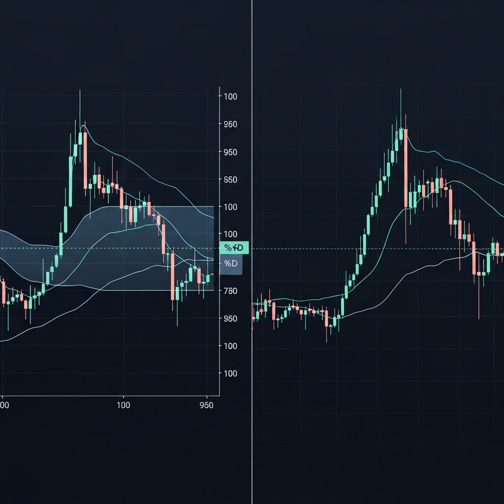 Compare stochastic oscillator and momentum index indicators for informed trading decisions.