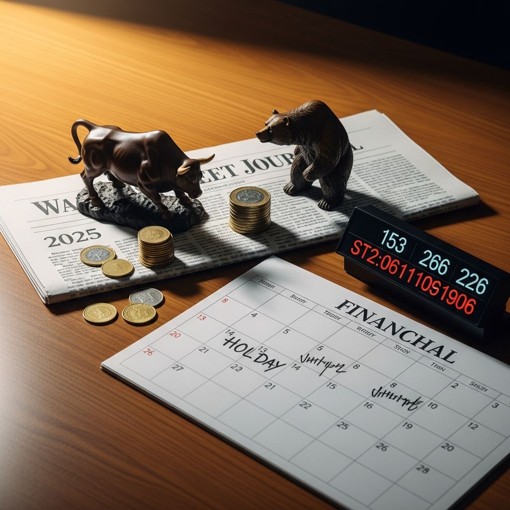 Your complete guide to 2025 stock market closures and early trading days.