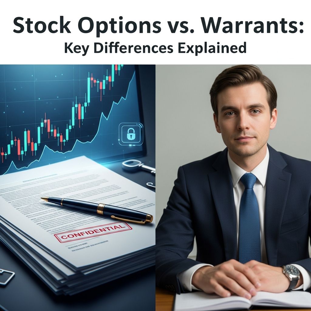 Stock Options vs. Warrants: Key Differences Explained Understand the critical differences between stock options and warrants for informed investment decisions.
